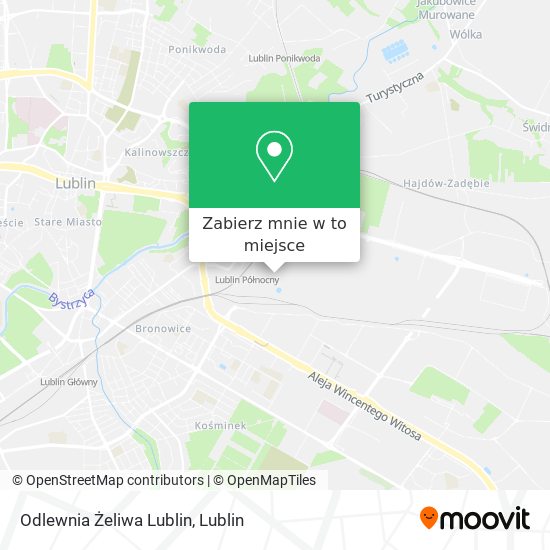 Mapa Odlewnia Żeliwa Lublin