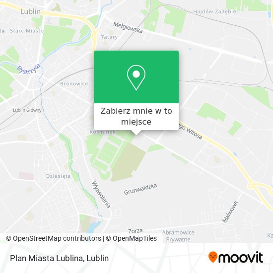 Mapa Plan Miasta Lublina