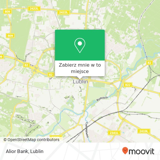 Mapa Alior Bank