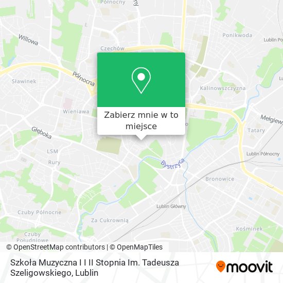Mapa Szkoła Muzyczna I I II Stopnia Im. Tadeusza Szeligowskiego