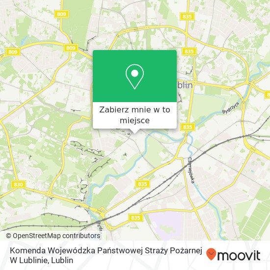 Mapa Komenda Wojewódzka Państwowej Straży Pożarnej W Lublinie