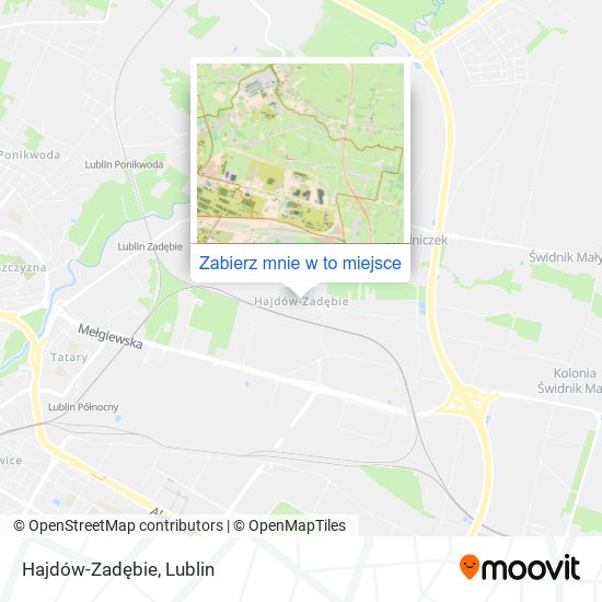 Mapa Hajdów-Zadębie