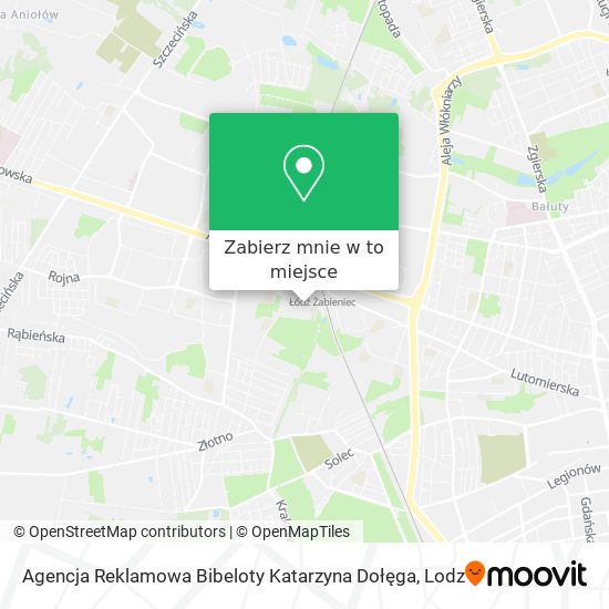 Mapa Agencja Reklamowa Bibeloty Katarzyna Dołęga