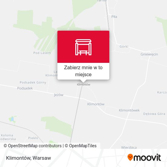 Mapa Klimontów