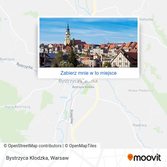 Mapa Bystrzyca Kłodzka