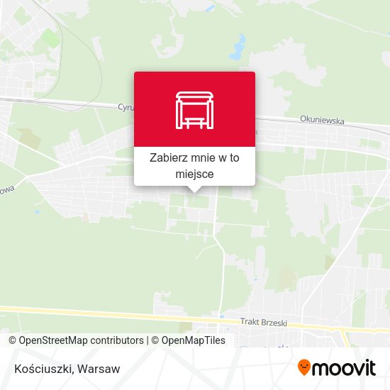 Mapa Kościuszki