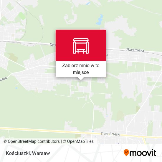 Mapa Kościuszki