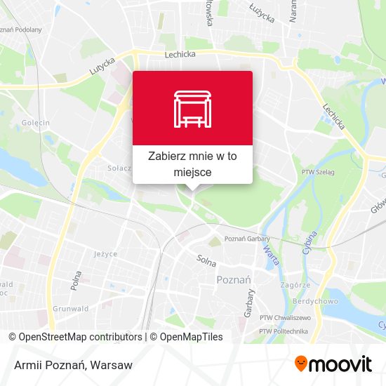 Mapa Armii Poznań