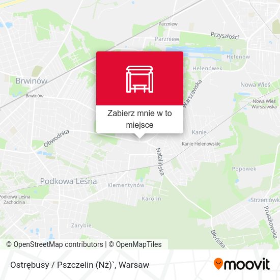 Mapa Ostrębusy / Pszczelin (Nż)`