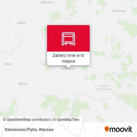 Mapa Klewinowo/Pętla