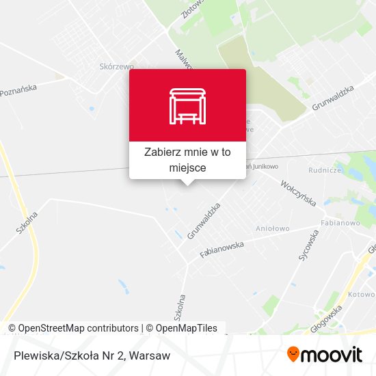 Mapa Plewiska/Szkoła Nr 2