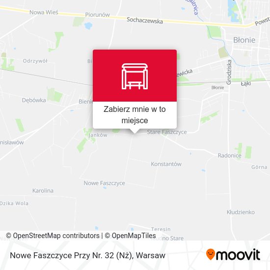 Mapa Nowe Faszczyce Przy Nr. 32 (Nż)