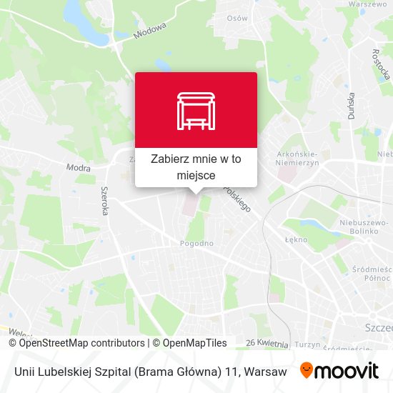 Mapa Unii Lubelskiej Szpital (Brama Główna) 11