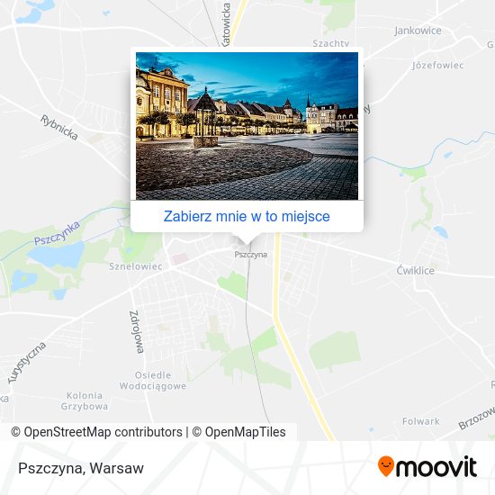 Mapa Pszczyna