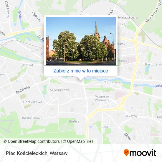 Mapa Plac Kościeleckich