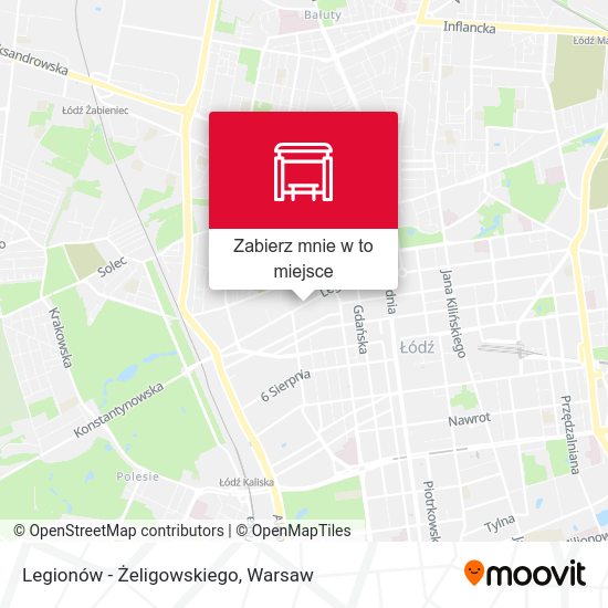 Mapa Legionów - Żeligowskiego