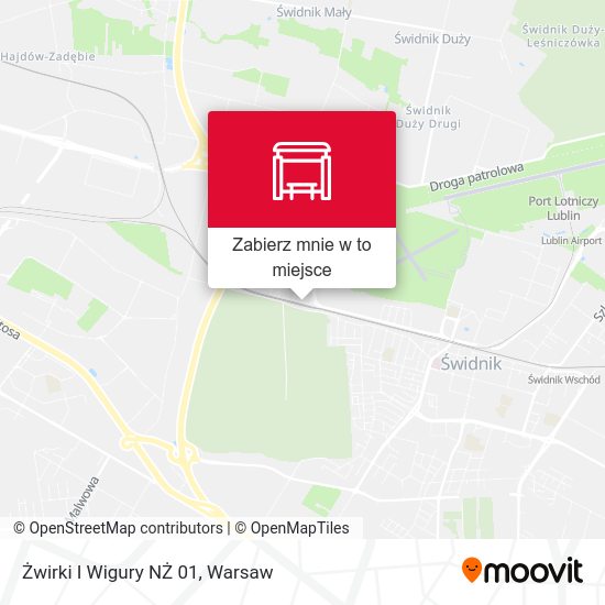 Mapa Żwirki I Wigury NŻ 01