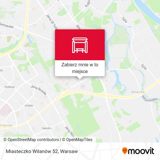 Mapa Miasteczko Wilanów 52