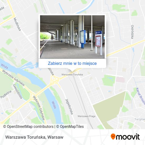 Mapa Warszawa Toruńska