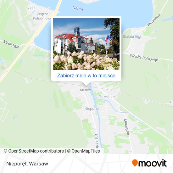 Mapa Nieporęt