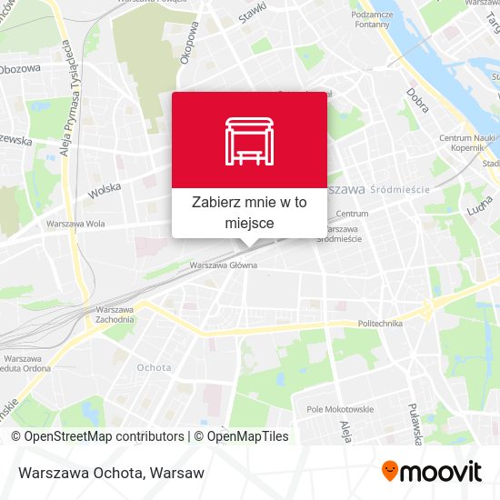 Mapa Warszawa Ochota