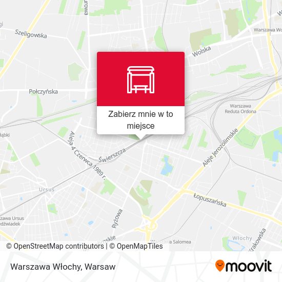 Mapa Warszawa Włochy