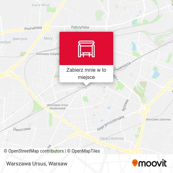 Mapa Warszawa Ursus