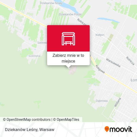 Mapa Dziekanów Leśny