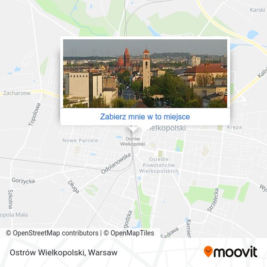 Mapa Ostrów Wielkopolski