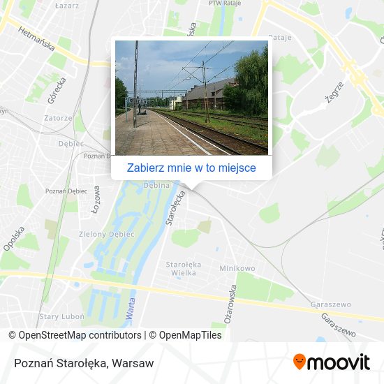 Mapa Poznań Starołęka