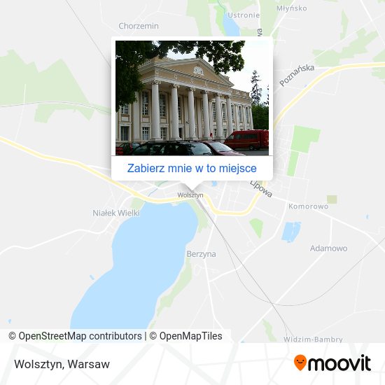 Mapa Wolsztyn