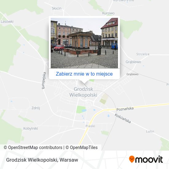 Mapa Grodzisk Wielkopolski