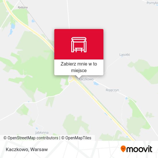 Mapa Kaczkowo