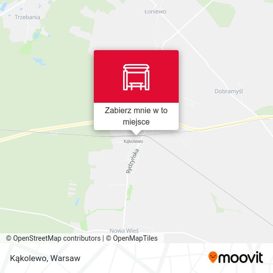 Mapa Kąkolewo