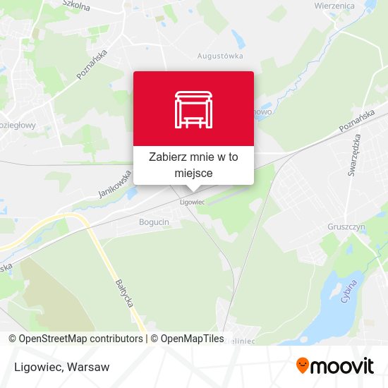 Mapa Ligowiec