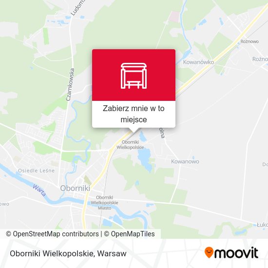 Mapa Oborniki Wielkopolskie