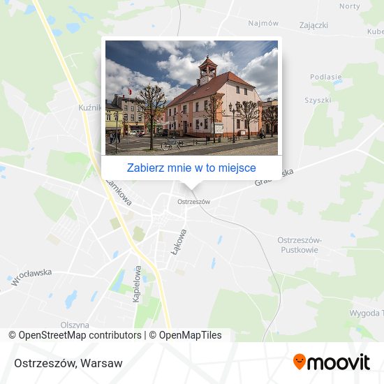 Mapa Ostrzeszów