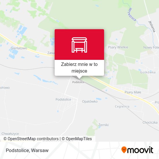 Mapa Podstolice