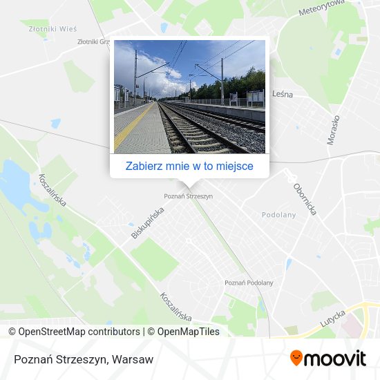 Mapa Poznań Strzeszyn