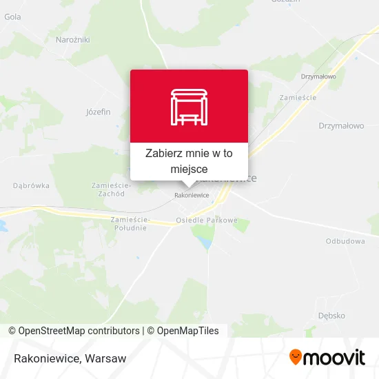 Mapa Rakoniewice