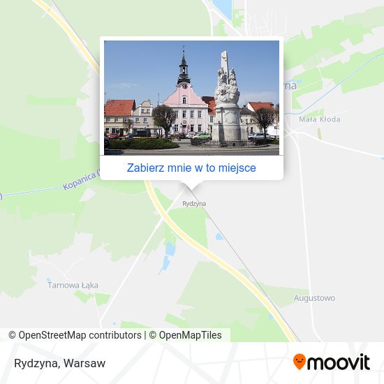 Mapa Rydzyna