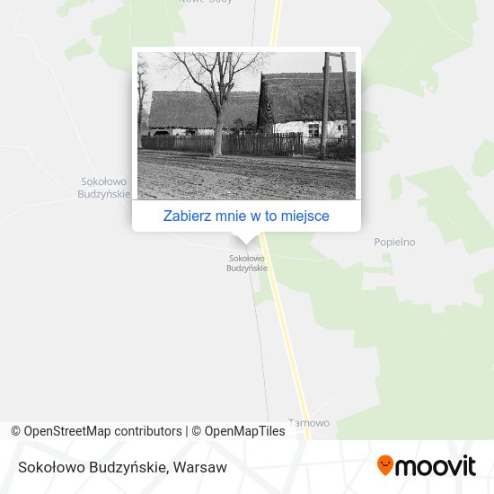 Mapa Sokołowo Budzyńskie