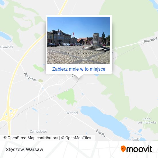 Mapa Stęszew