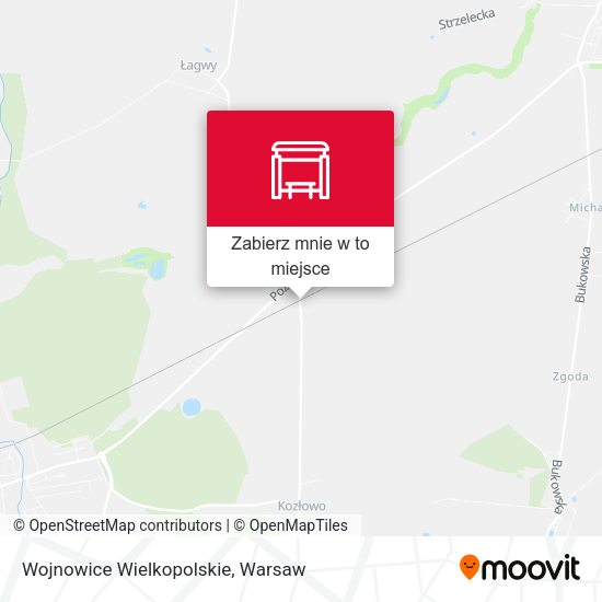 Mapa Wojnowice Wielkopolskie