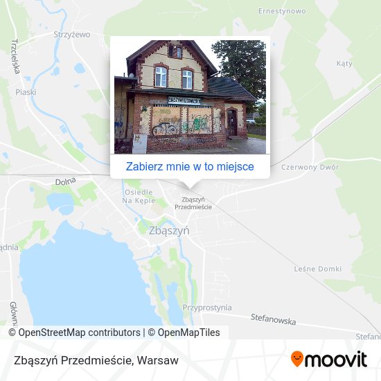 Mapa Zbąszyń Przedmieście