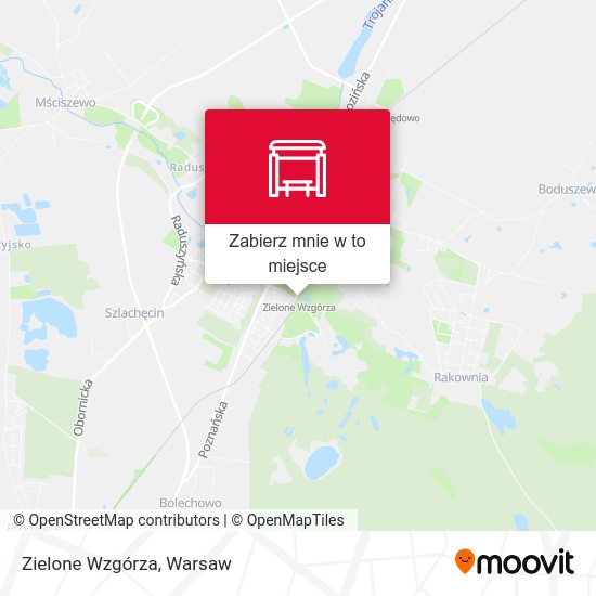 Mapa Zielone Wzgórza