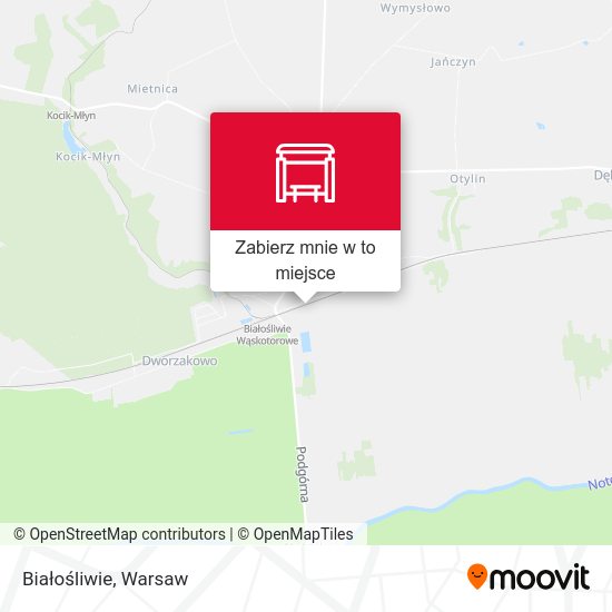 Mapa Białośliwie