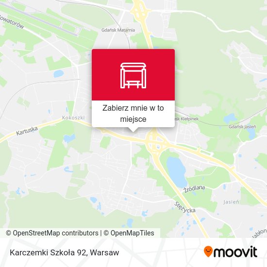 Mapa Karczemki Szkoła 92