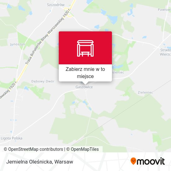 Mapa Jemielna Oleśnicka