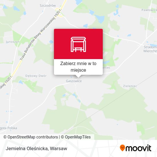 Mapa Jemielna Oleśnicka